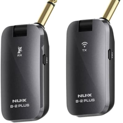 NuX B-2 PLUS Wireless Guitar System 2.4GHz Microphone with 60-Feet Line-of-Sight image 2