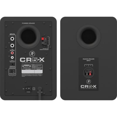 Mackie CR5-X Series 5" Studio Monitors (Pair) with 2x Small Isolation Pad & 3.3' Phone to Phone (1/4") Cable Bundle image 4