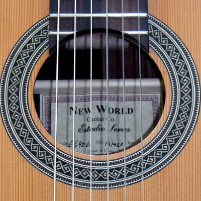 Kenny Hill Estudio 640 short scale cedar top classical guitar image 4