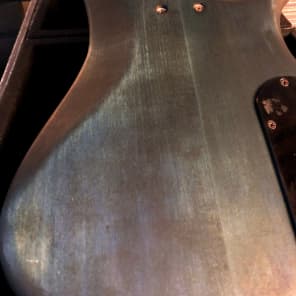 Warwick Custom Shop Fortress (left-handed) 2002 Ocean Blue OFC (Satined Surface) image 15