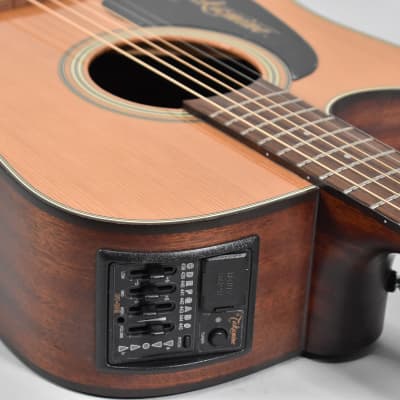 Takamine P1DC-LH Natural Finish Left-Handed Acoustic-Electric Guitar image 5