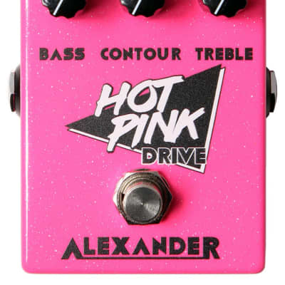 Reverb.com listing, price, conditions, and images for alexander-pedals-hot-pink-drive