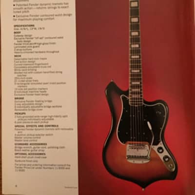 ORIGINAL Vintage 1970 Fender Fine Electric Instruments Catalog 96 pages - RARE FIND! image 13