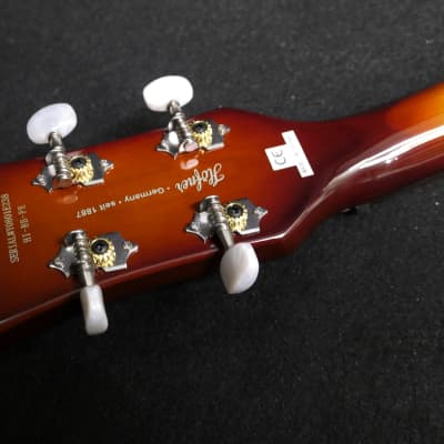 Hofner Ignition PRO Left Handed Beatle Bass HI-BB-PE-L-SB LaBella's, 500/1 Tea Cups & White Switches image 7