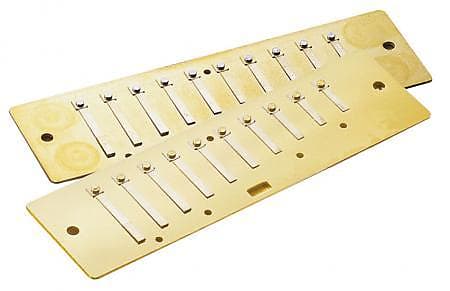Hohner MS Series Harmonica Reed Plates - 0.9mm Fits: Pro Harp, Blues Harp, Big River RP532 Key of A image 1