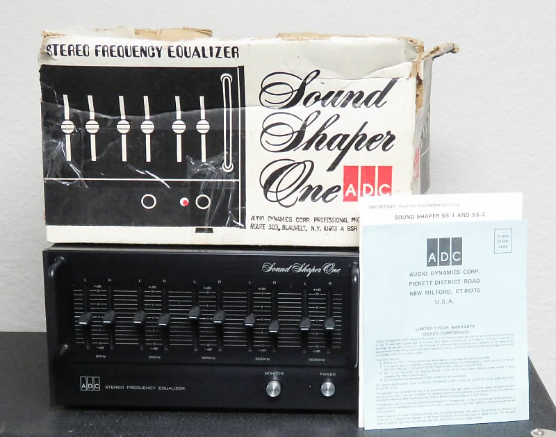 ADC Sound store Shaper Stereo Frequency Graphic Equalizer SS-