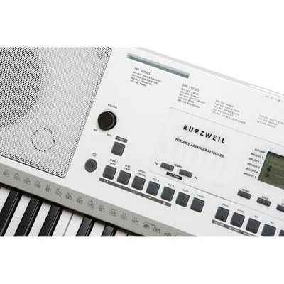Kurzweil KP-110-WH 61 Keys Full Size Portable Arranger Keyboard White image 7