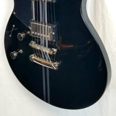 Yamaha RSE20L Revstar Element Left Handed Electric Guitar, 2 Alnico V Humbucking Pickups, Black image 4