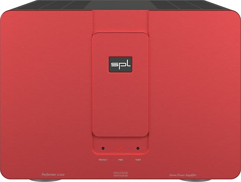 SPL Performer s1200 Stereo High Power Amplifier (Red)  			