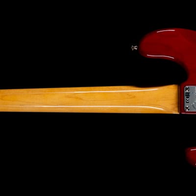 Fender Rarities Flame Ash Top Jazz Bass Plasma Red Burst (786) image 3