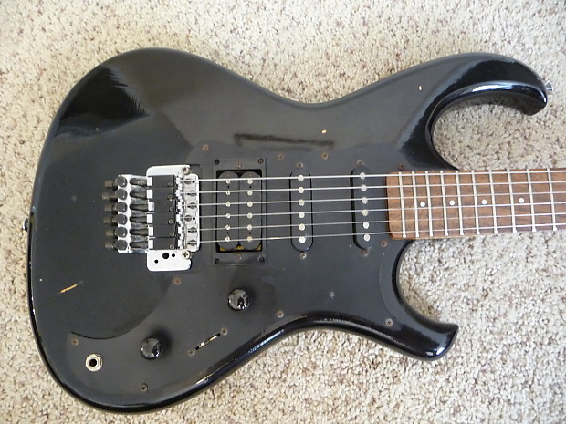 Aria Pro II The Cat Black 1980 s