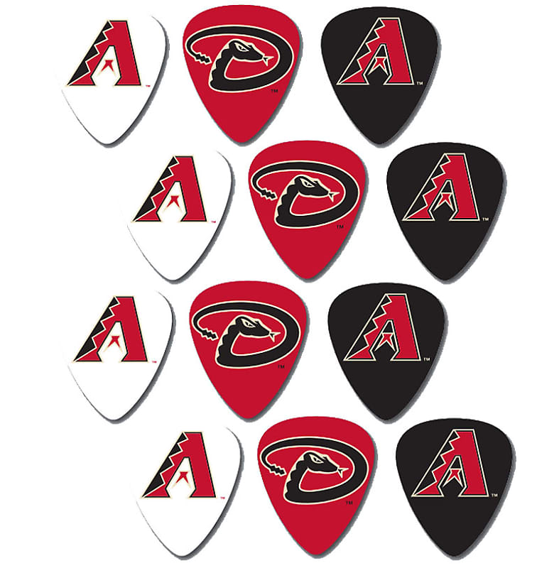 Peavey MLB Baseball Arizona Diamondbacks Electric Guitar 12 Pack Logo Picks image 1