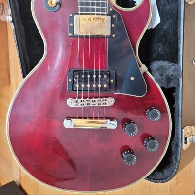 Gibson Custom Shop Jerry Cantrell Signature "Wino" Les Paul Custom (Signed, Aged) 2021 Wine Red image 1