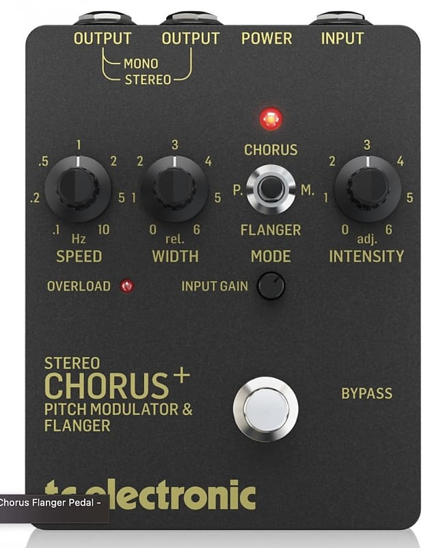 TC Electronic SCF Gold Stereo Chorus + Pitch Modulator & Flanger Reissue guitar pedal image 1