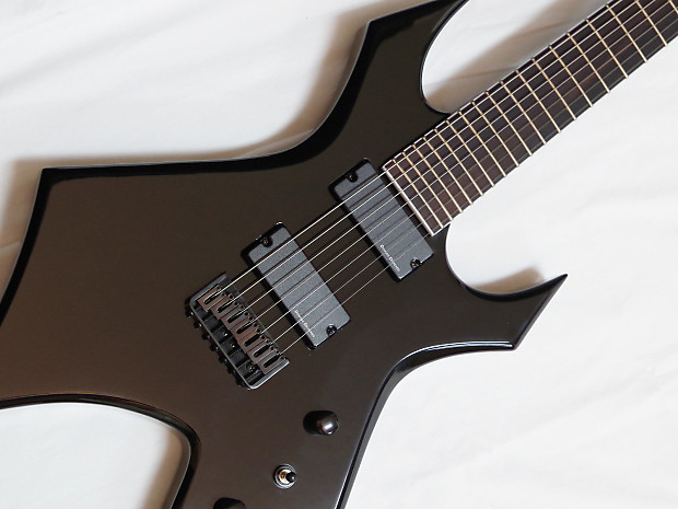 B.C. Rich Warlock Lucky 7 7-STRING electric Guitar Black NEW | Reverb