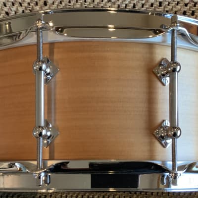 Craviotto 5.5x14 Private Reserve Solid Cedar Snare Drum  2019. Sound File image 3
