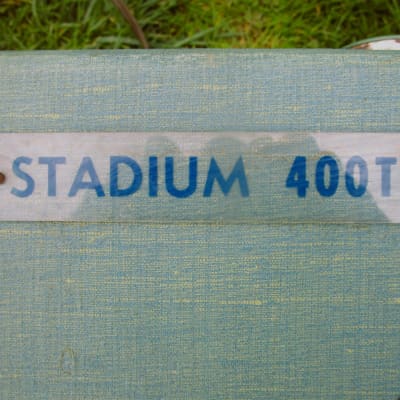 Stadium 400T Guitar Amp, 1960's, Green, 2 6"x9" Speakers, Tremolo image 2