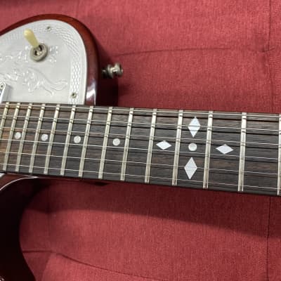 Deviser Zemaitis Custom Guitar replica 1993 - Aluminum Metal Top with Mahogany Body MIJ image 11