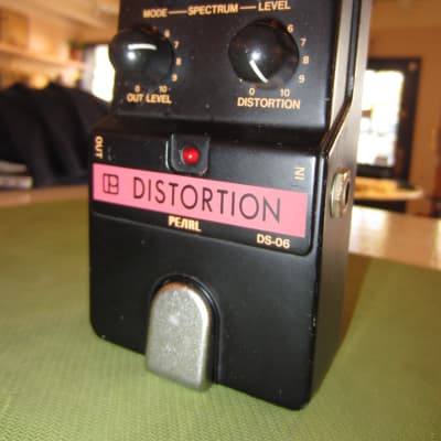 Pearl DS-06 Distortion Pedal 1980s - Black image 1