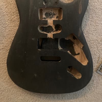 Guitar Fetish Strat style guitar body 2020's - Black image 1
