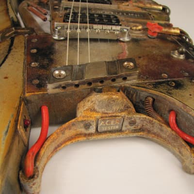 Tony Cochran Guitars Custom #11 "MOD-U-LINE" electric guitar -  Distressed Multimedia image 3