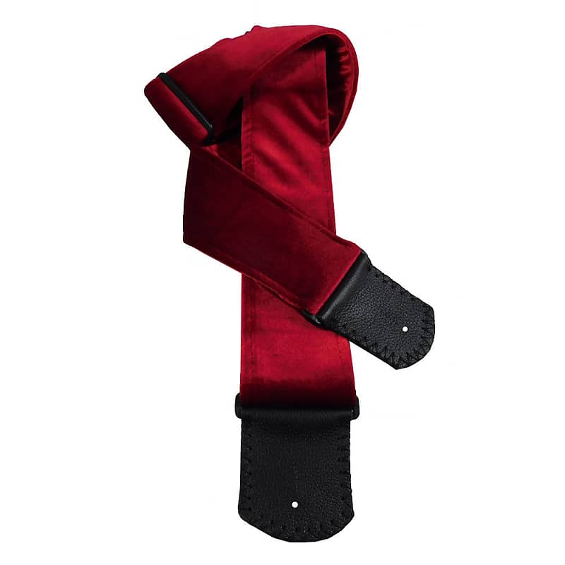 Red velvet deals guitar strap