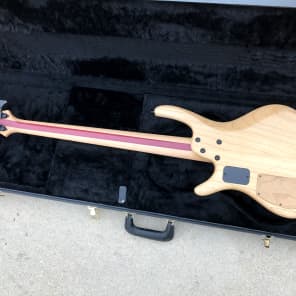 Roscoe Century 3005 J 34" scale Jazz Bass Guitar + custom upgrades extras Purpleheart Maple Ash image 13