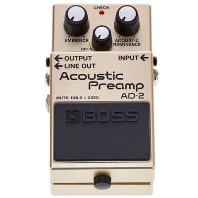 BOSS AD2 Preamp for electro-acoustic guitars image 4