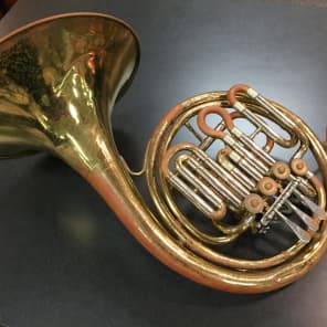 Getzen Elkhorn Compensating Double French Horn Reverb