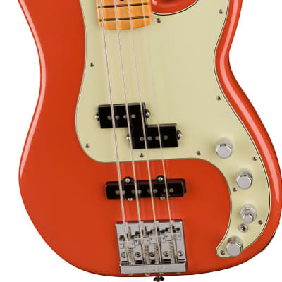 Fender Player Plus Precision Electric Bass. Maple Fingerboard, Fiesta Red image 4