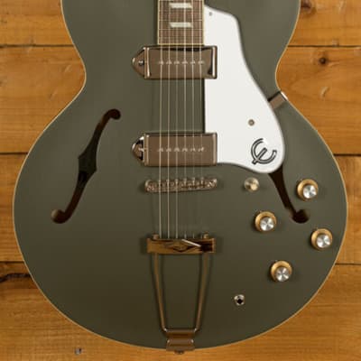 Epiphone Archtop Collection | Casino Worn - Worn Olive Drab image 3