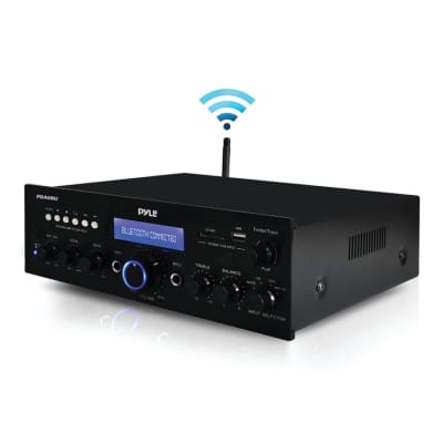 Pyle 200 Watt Bluetooth Stereo Amp Receiver with USB & SD Card Readers - PDA6BU image 6