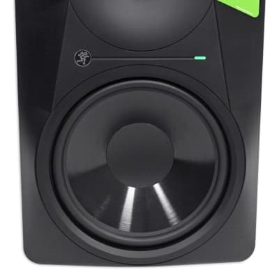 (2) Mackie MR824 8” 85w Powered Studio Monitor Speakers+Stands+Isolation Pads image 2