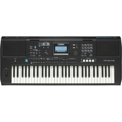 Yamaha PSR-E473 Black è una tastiera digitale a 61 tasti con sistema touch response