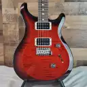 PRS S2 Custom 24 Fire Red Burst with Gig Bag, OPEN BOX, Free Ship, 928