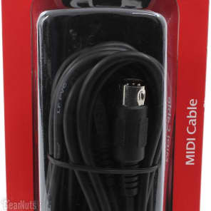 Hosa MID-310BK MIDI Cable - 10 foot Black image 3