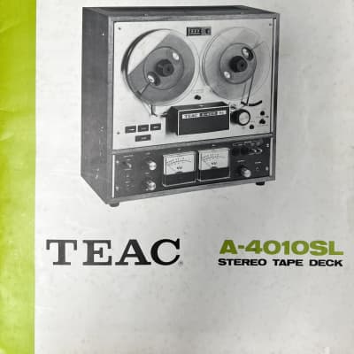 TEAC A-6010SL 1/4 2-Track Reel to Reel Tape Recorder