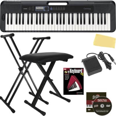 Casio CT-S300 Casiotone 61-Key Keyboard w/ Adjustable Stand | Reverb