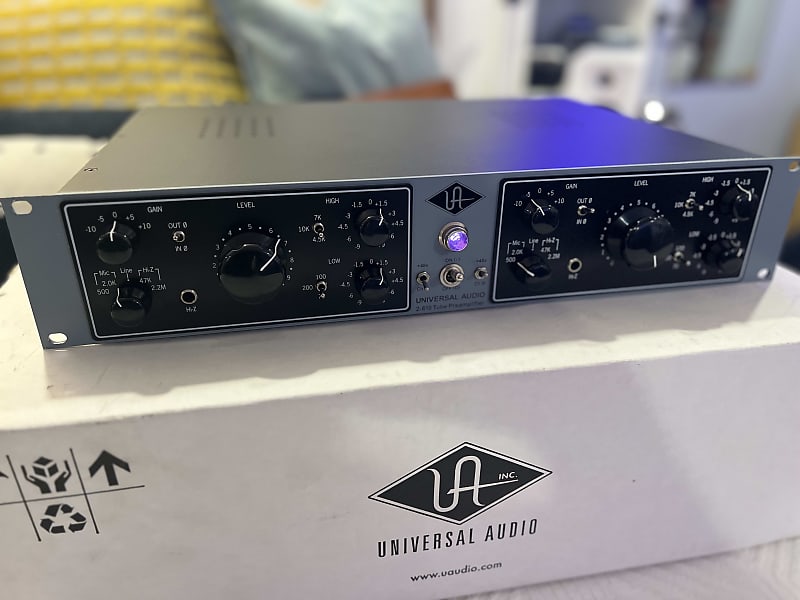 Universal Audio 2-610 Microphone Pre-Amp (Original Version from 2002 with  6072A Tubes) | Reverb