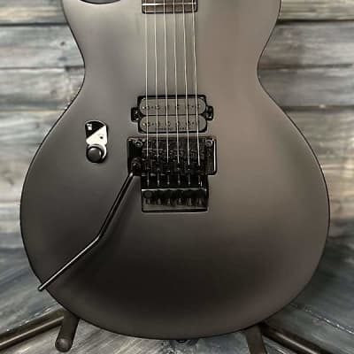ESP/LTD Left Handed EC-FR Black Metal Electric Guitar- Satin Black image 1