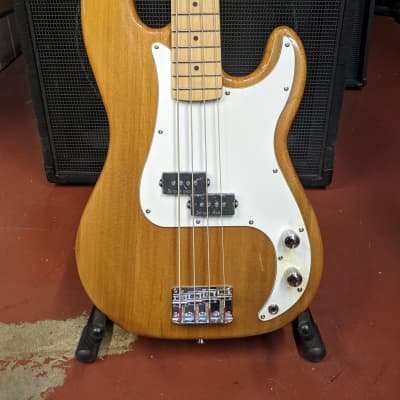 Sleeper! New Johnson Natural Finish Precision Style Bass Guitar - Looks/Plays/Sounds Excellent! image 2