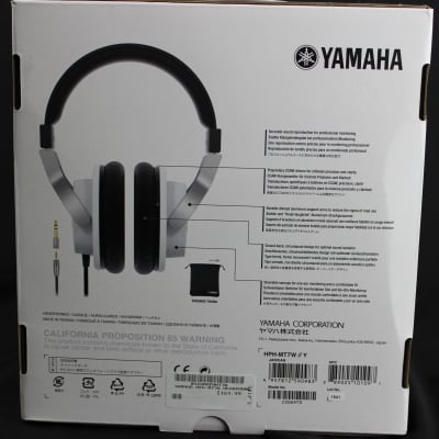 Yamaha HPH-MT7W White image 3