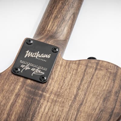 Mithans Guitars T° roots walnut  boutique hand-made guitar image 8