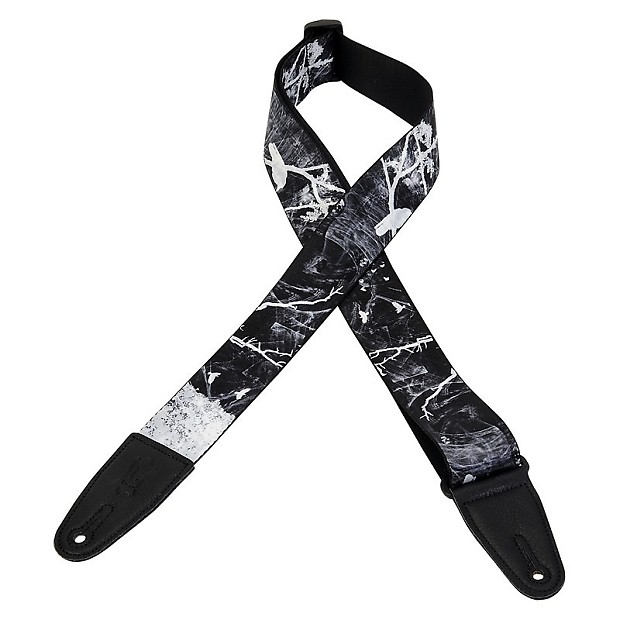 Levy's MPS2-095 2' Poly Guitar Strap, Grey image 1