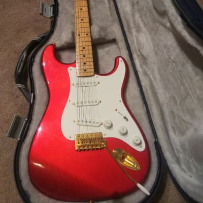 Vintage Rare Fernandes Stratocaster Mid-90's to early 2000's with Studiologic hard case image 3