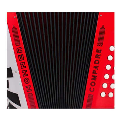 Compadre EAD Accordion (Red) with Gig Bag image 5