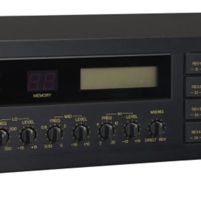 Yamaha REV 7 Digital Reverberator 1980s - Black