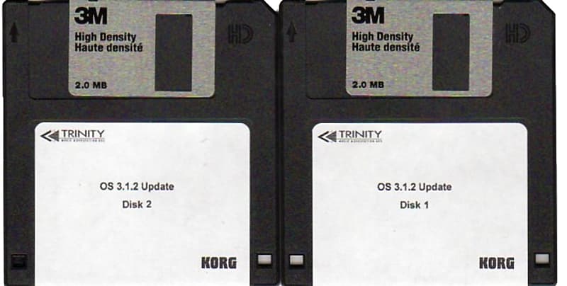 Korg Trinity System ROM Version 3.1.2 OS Disk Set (Newest) image 1