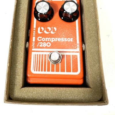 DOD 280 original Compressor 1980s orange with original box and power supply image 1