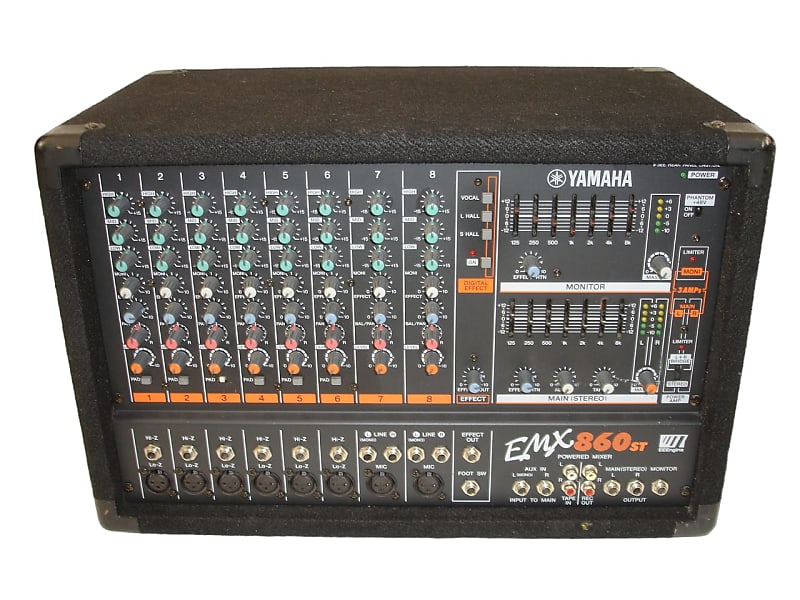 Yamaha EMX860ST 8-Channel Stereo Powered Mixer | Reverb España
